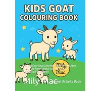 Goat Colouring Book for Kids: Cute Farm Animal Activity Book for Ages 4-8