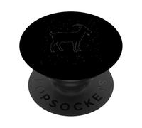 Goat Constellation Farm Animal Line Art Geometric PopSockets Adhesive PopGrip