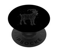 Goat Constellation Farm Animal Line Art Geometric PopSockets Adhesive PopGrip