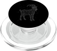 Goat Constellation Farm Animal Line Art Geometric PopSockets PopGrip for MagSafe