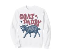 Goat Daddy Vintage Farm Animal Dad Humor Sweatshirt