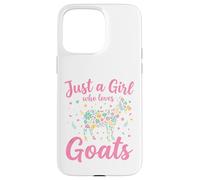 Goat Design for Women Girls Pygmy Goat Farmer Goat Lover Case for iPhone 15 Pro Max