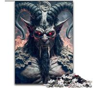 Goat Devil Jigsaws Puzzles 1000 Pieces for Teenagers Gifts, Classic Educational Games Beautiful Decoration (50x75cm)