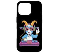 Goat Dj Spinning Beats Headphones Cool Case for iPhone 16 Pro