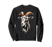 Goat Domestic Wild Goat Ibex Goat Love Cute Goats Sweatshirt