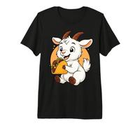Goat Eating Taco Mexican Goat Kawaii Anime Premium T-Shirt