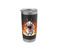 Goat Explosion Funny Goat Crazy Simulator Animal Fun Baa Stainless Steel Insulated Tumbler