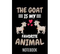 Goat Farm Animal My Spirit Animal Is The Goat: College Ruled Journal or Notebook (6x9 inches) with 120 pages