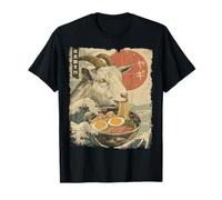 Goat Farm Farmer Vintage Ramen Japanese Noodles T-Shirt