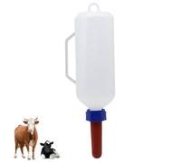 Goat Feeder, 1000ML Plastic Milk Bottle with Nipple, Calf Bottle Lamb Nursing Bottles Milk Feeder Bottles for Farm Goat