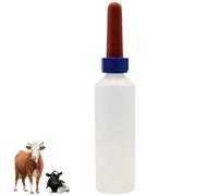 Goat Feeder, 500ML Plastic Milk Bottle with Nipple, Calf Bottle Lamb Nursing Bottles Milk Feeder Bottles for Farm