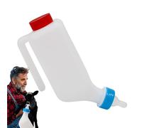 Goat Feeder Bottle - 800ml Ergonomic Handheld Feeding Supply for Small Animals | PP Silicone Nursing Equipment for Goats, Sheep, Cow, Puppy, A