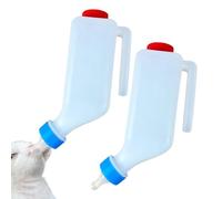 Goat Feeding Bottle | Goat Milk Drinker with Scale | Lamb Drinking Bottle | For Use on Farm, Barn, Ranch, Outdoor, Farm Animals, Dwarf Bites and Gags