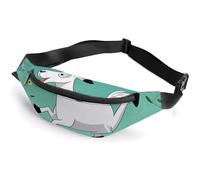 Goat Frolic Belt Bag with Adjustable Strap, Lightweight Travel Crossbody Bags, Hands-Free Mini Fanny Packs in Running Gym