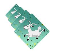 Goat Frolic Car Air Freshener Cards for Women Men 4 Pack Cute Car Accessories Long Lasting Scent Car Diffuser Hanging Auto Aromatherapy Tablets Car Fresheners Gifts