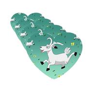 Goat Frolic Car Air Freshener Cards for Women Men 4 Pack Cute Car Accessories Long Lasting Scent Car Diffuser Hanging Auto Aromatherapy Tablets Car Fresheners Gifts