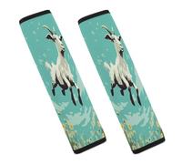 Goat Frolic Car Seat Belt Cover Soft Comfortable Shoulder Seatbelt Pads Cover Seat Belt Pad for Suitable for Car Interior Accessorie