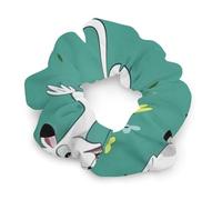 Goat Frolic Hair Scrunchies for Women No Damage, Soft Elastic Hair Ties with Fashionable Printed Patterns, Satin Scrunchy Hairbands for Ponytail, Bun, Workout & Sleep
