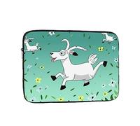 Goat Frolic Laptop Case 15 inch, Shockproof Protective Computer Sleeve Cover Water Resistant Laptop Bag Carrying Tablet Cover Briefcase Handbags Gifts for Men Women