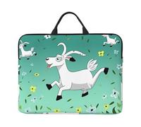 Goat Frolic Laptop Case Sleeve 14 inch Shockproof Protective Notebook Case Travel Laptop Bag with Handle Waterproof Computer Cover Briefcase Handbags for Men Women