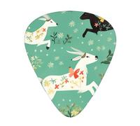 Goat Frolic Printed Guitar Picks 12-Piece Set - Comfortable, Versatile Plectrum for All Guitar Styles & Players