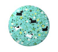 Goat Frolic Round Badge - Durable Tin Plate Design With Full Front Print, Perfect For Custom Gifts And Apparel Decoration