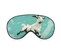 Goat Frolic Sleeping Mask, Light Blocking Eye Mask, Comfortable and Soft, Eye Cover with Elastic Band, Suitable for Men and Women, Suitable for Travel/Sleeping