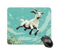 Goat Frolic Square Mouse Pad Portable Computer Mousepad with Non-Slip Rubber Base 25 * 30cm Ultra-Thin Gaming Mouse Mat for Computer Laptop Office Desk Accessories