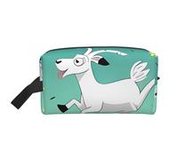 Goat Frolic Water-Resistant Travel Toiletry Organizer Bag, Large Capacity Portable Cosmetic Storage for Gym/Daily Essentials