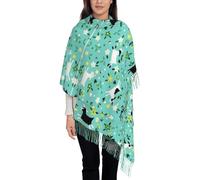 Goat Frolic Women Scarfs Winter Warm Soft Scarves Shawl And Wraps Large Thick Stole Blanket Scarf Gifts For Ladies