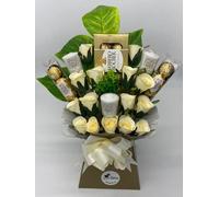 Goat Gifts Compatible with Chocolate & Candle Chocolate Bouquet Gift Ferrero Rocher | 16 Truffles