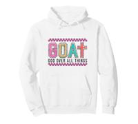 GOAT God Over All Things Christian Cross Faith Pullover Hoodie