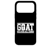 GOAT God Over All Things Christian Faith Jesus Case for iPhone 17 Pro Max