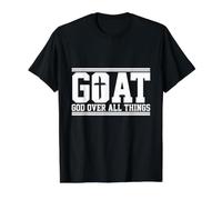 Goat God Over All Things Christian Faith Jesus Value Graphic T-Shirt