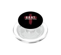 Goat God Over All Things Christian Red Cross Design G.O.A.T. PopSockets PopGrip for MagSafe