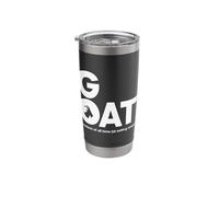 Goat Greatest All time at Eating Snacks Stainless Steel Insulated Tumbler