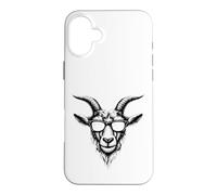 GOAT Greatest Of All Time Sunglasses Cool Funny Animal Case for iPhone 16 Plus
