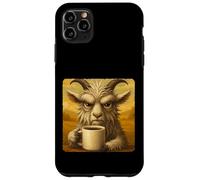 Goat Grumpy Coffee Morning Humor Wildlife Tired Mug Case for iPhone 11 Pro Max