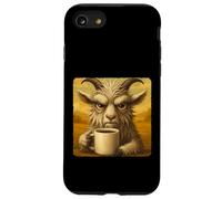 Goat Grumpy Coffee Morning Humor Wildlife Tired Mug Case for iPhone SE (2020) / 7 / 8