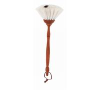 Goat-Hair Duster With Pearwood Handle (White)
