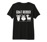 Goat Herder Herding Goats Premium T-Shirt