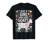 Goat Herding Just A Girl Who Loves Goats Vibe T-Shirt