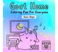 Goat Home: Easy Coloring Book for Adults Teens & Kids, Featuring Cute Animal Art for Relaxation, Stress Relief & Gift Giving (Kolor Klub)