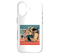 Goat horns beard leaves chewing comical humor animals Case for iPhone 17