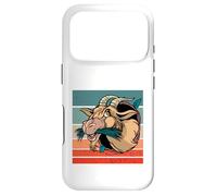 Goat horns beard leaves chewing comical humor animals Case for iPhone 17 Pro