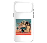 Goat horns beard leaves chewing comical humor animals Case for iPhone 17 Pro Max