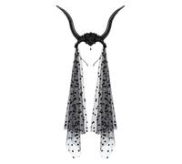 Goat Horns Headband Spooky Dark Scary Cosplay Headwear