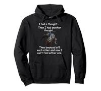 Goat I had a thought Funny Sarcastic old or older person Pullover Hoodie