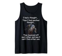 Goat I had a Thought Funny Sarcastic Old or Older Person Tank Top
