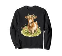 Goat keeper Nigerian Dwarf Goats in a Spring Meadow Sweatshirt
